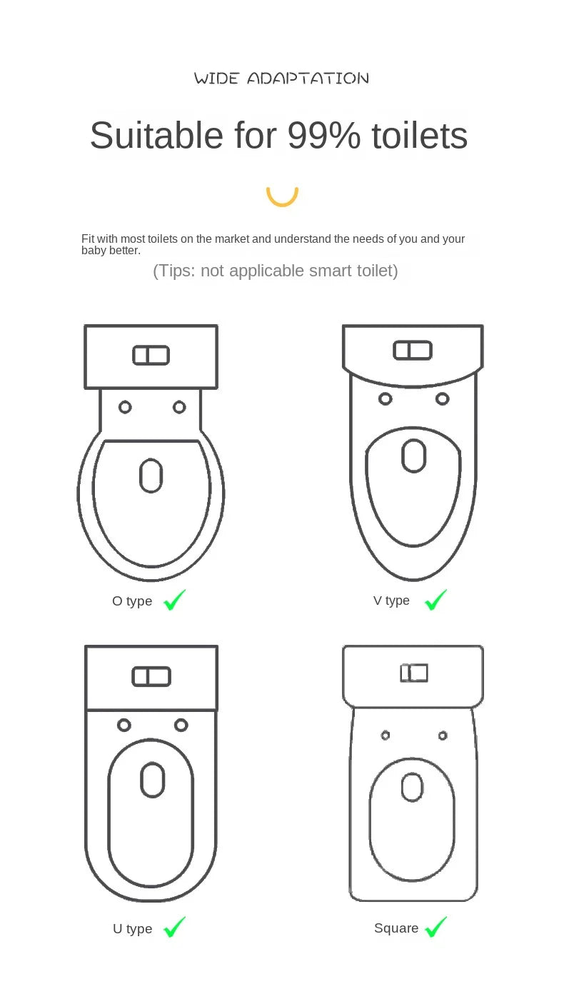 Asiento Reductor de Baño con Agarraderas – Comodidad y Seguridad para Niños