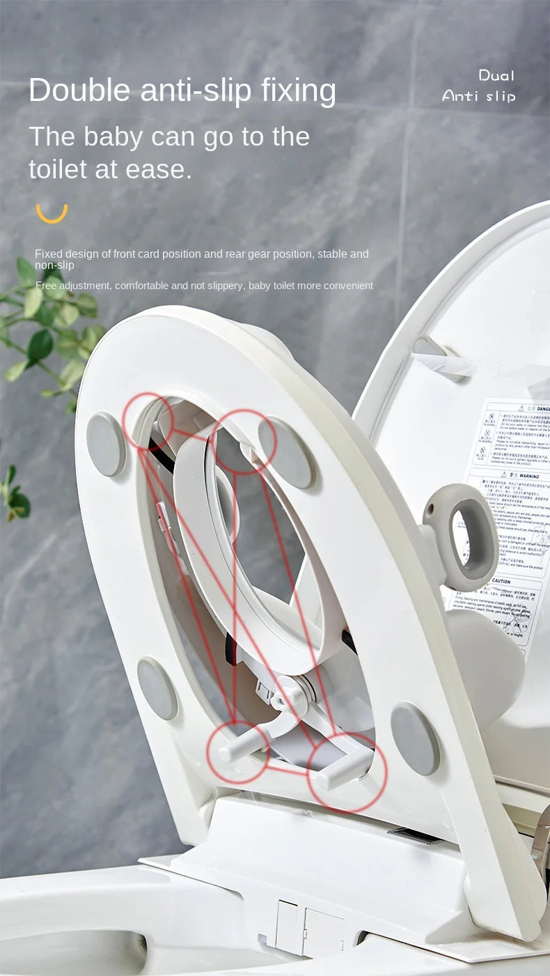 Asiento Reductor de Baño con Agarraderas – Comodidad y Seguridad para Niños