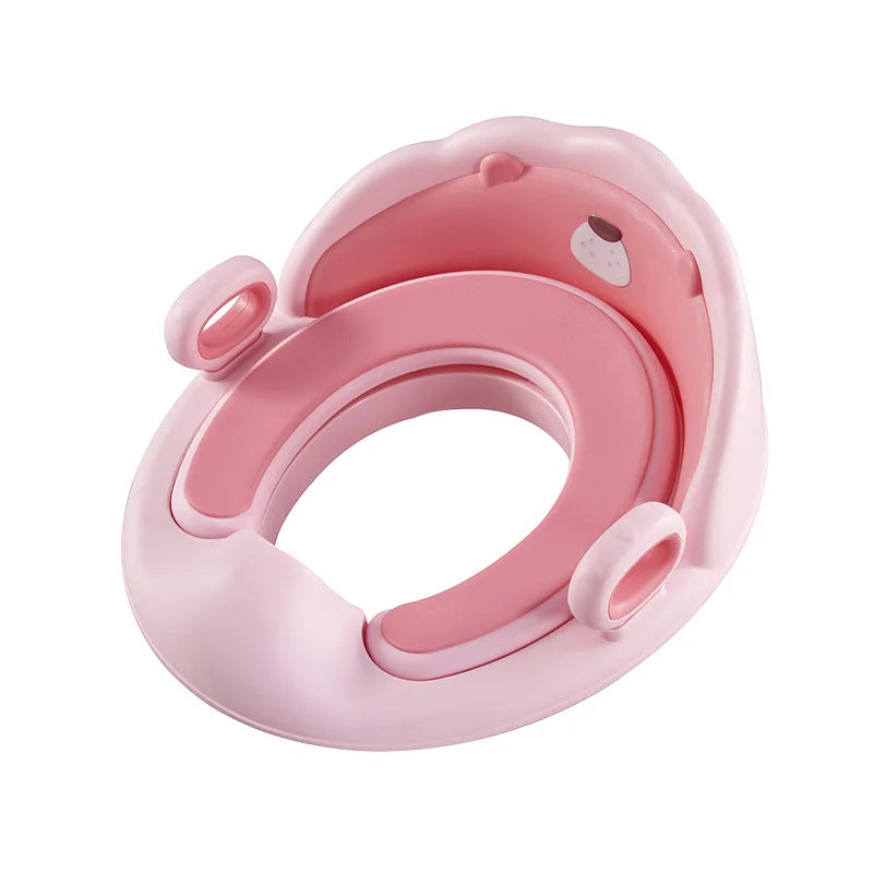 Asiento Reductor de Baño con Agarraderas – Comodidad y Seguridad para Niños