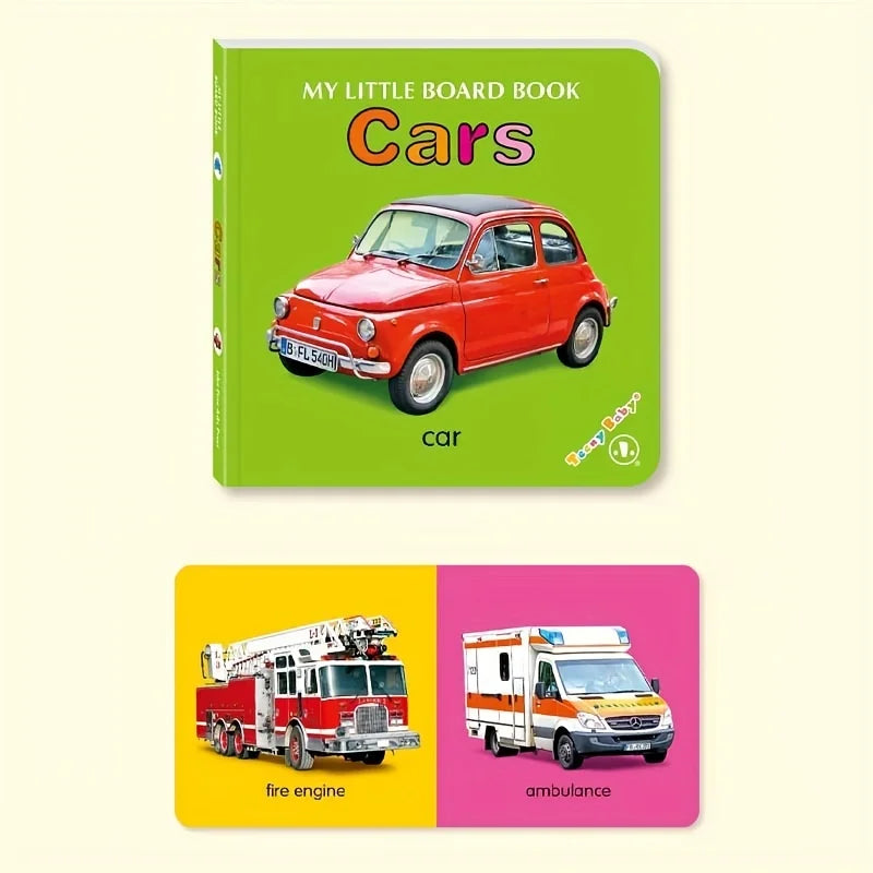 Set de Libros de Cartón para Bebés – Colores y Palabras