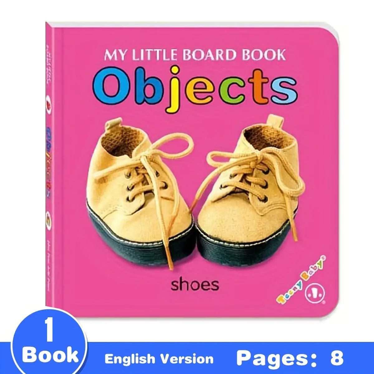 Set de Libros de Cartón para Bebés – Colores y Palabras