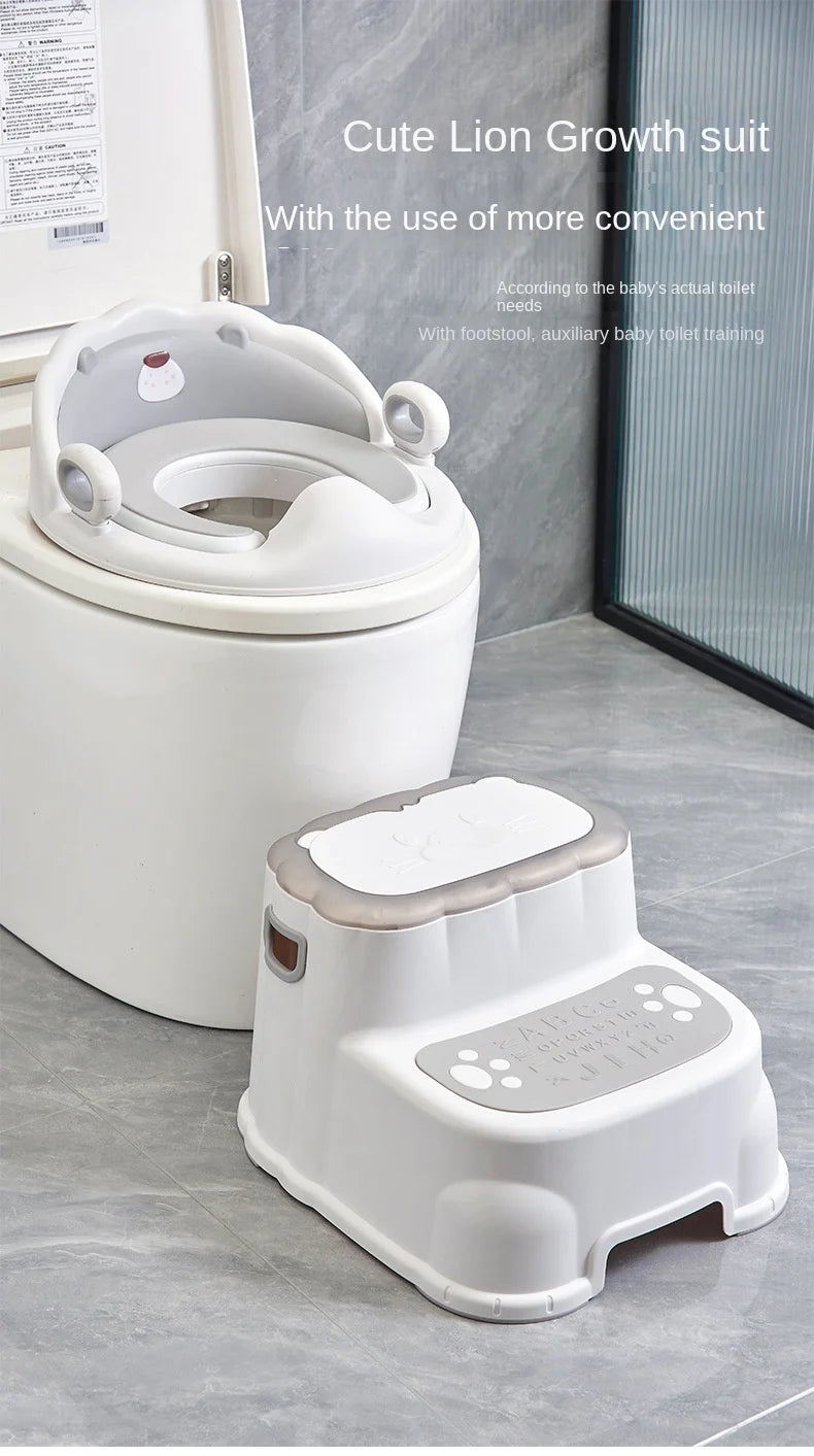 Asiento Reductor de Baño con Agarraderas – Comodidad y Seguridad para Niños