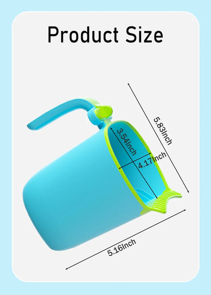 Taza para Enjuagar Cabello del Bebé – Sin Lágrimas, Fácil de Usar
