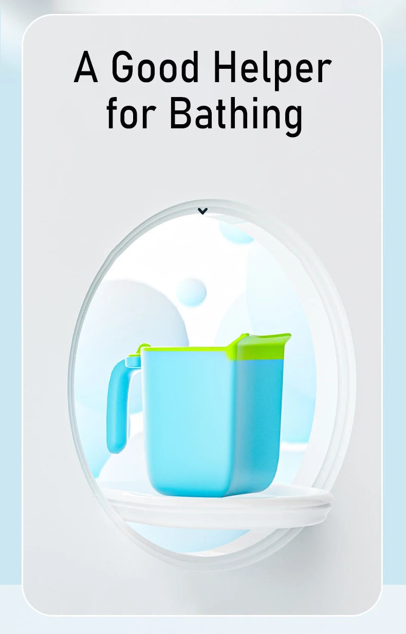 Taza para Enjuagar Cabello del Bebé – Sin Lágrimas, Fácil de Usar