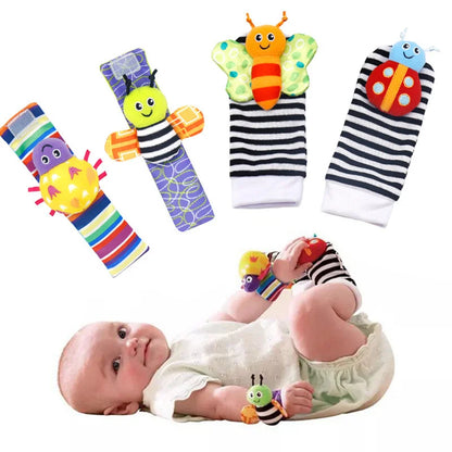 Set de Sonajeros y Muñequeras para Bebé – Estimulación y Diversión (0 a 24 meses)
