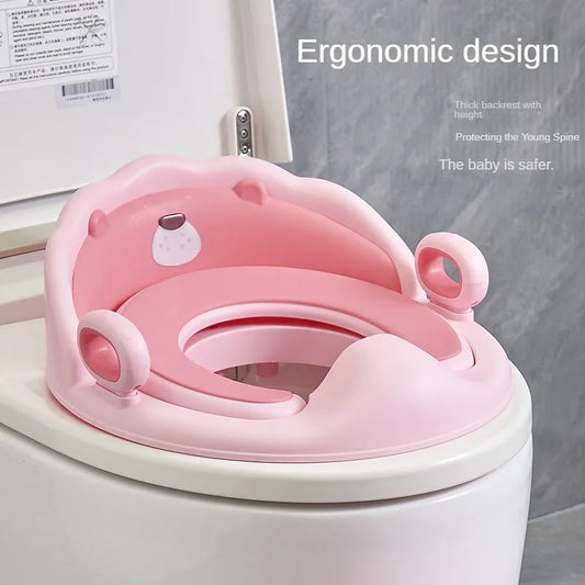 Asiento Reductor de Baño con Agarraderas – Comodidad y Seguridad para Niños