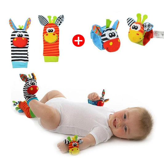 Set de Sonajeros y Muñequeras para Bebé – Estimulación y Diversión (0 a 24 meses)