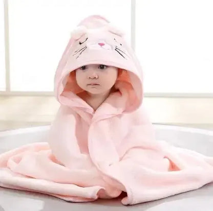 Bata de Baño Infantil con Capucha Animal – Súper Suave y Absorbente