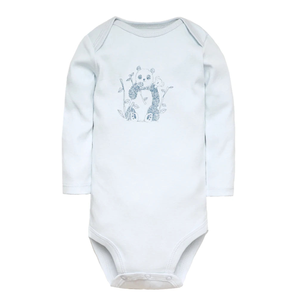 Set de 5 Bodys para Bebé Niño - 100% Algodón