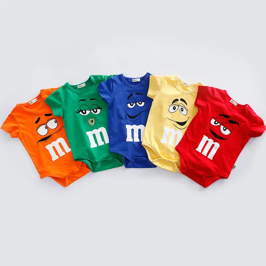 Body de Algodón Fino Estampado M&M (3-24M)