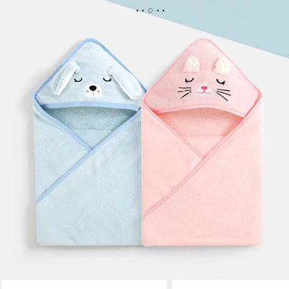 Bata de Baño Infantil con Capucha Animal – Súper Suave y Absorbente