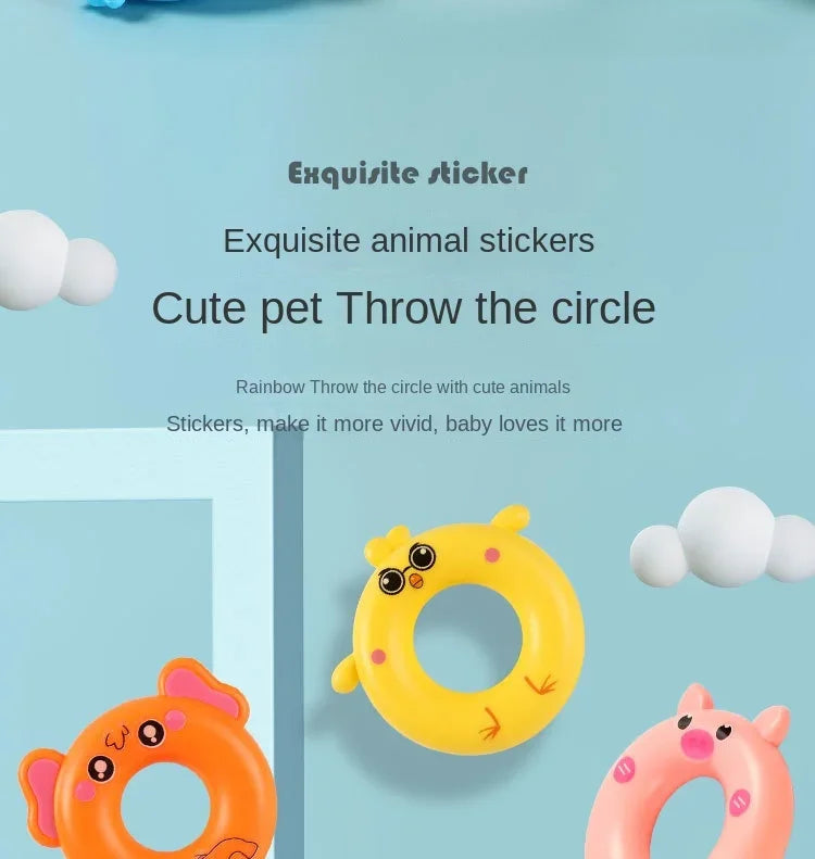 Torre de Anillos Apilables – Juguete Didáctico para Bebés