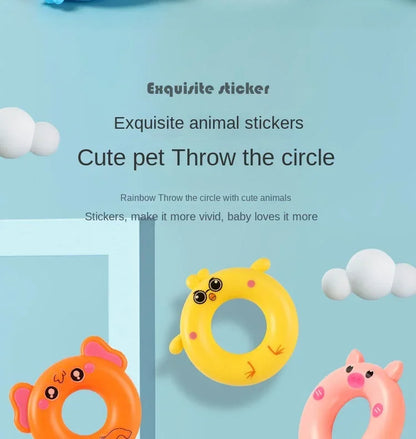Torre de Anillos Apilables – Juguete Didáctico para Bebés