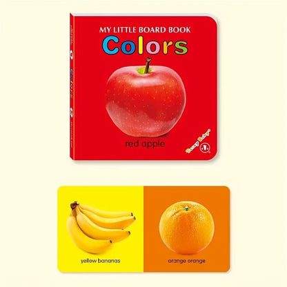 Set de Libros de Cartón para Bebés – Colores y Palabras