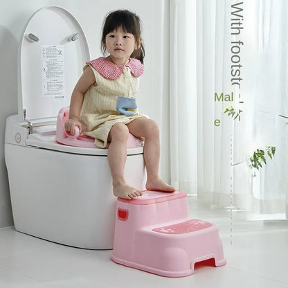 Asiento Reductor de Baño con Agarraderas – Comodidad y Seguridad para Niños