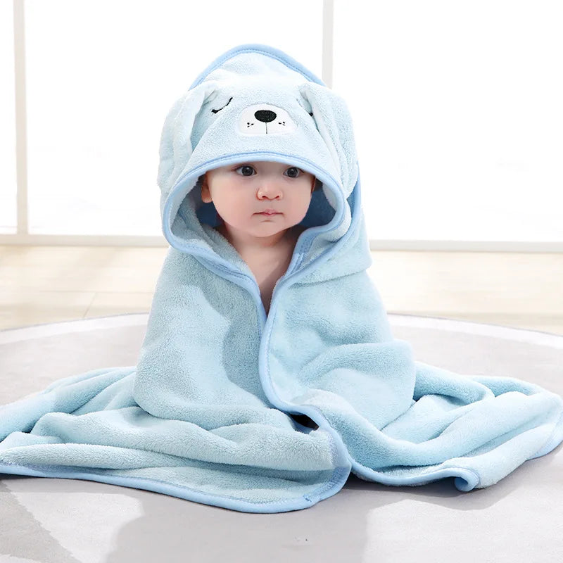 Bata de Baño Infantil con Capucha Animal – Súper Suave y Absorbente