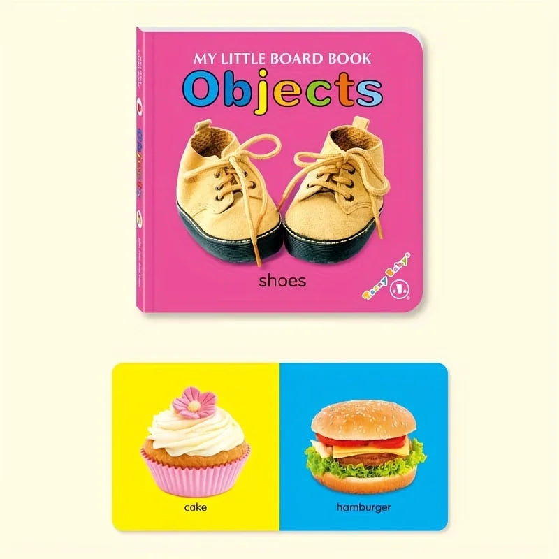 Set de Libros de Cartón para Bebés – Colores y Palabras