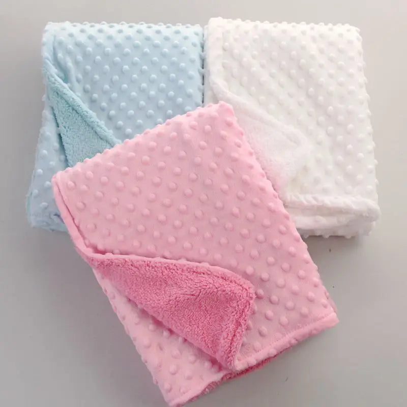 Manta Suave para Bebé - Primavera, Tacto Aterciopelado, Varios Colores