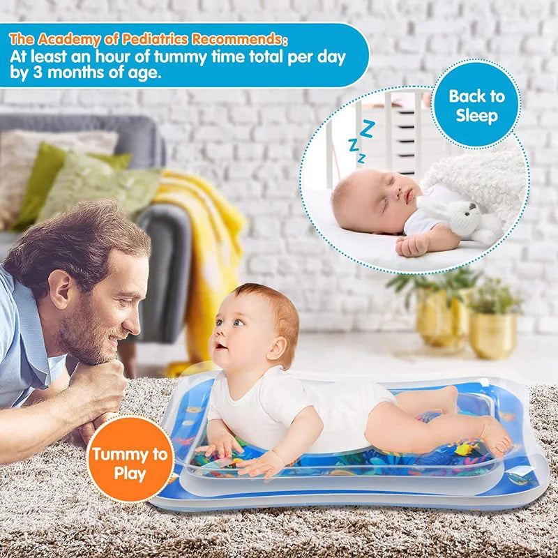 Almohadilla Inflable de Estimulación para Bebé – Tummy Time Acuática