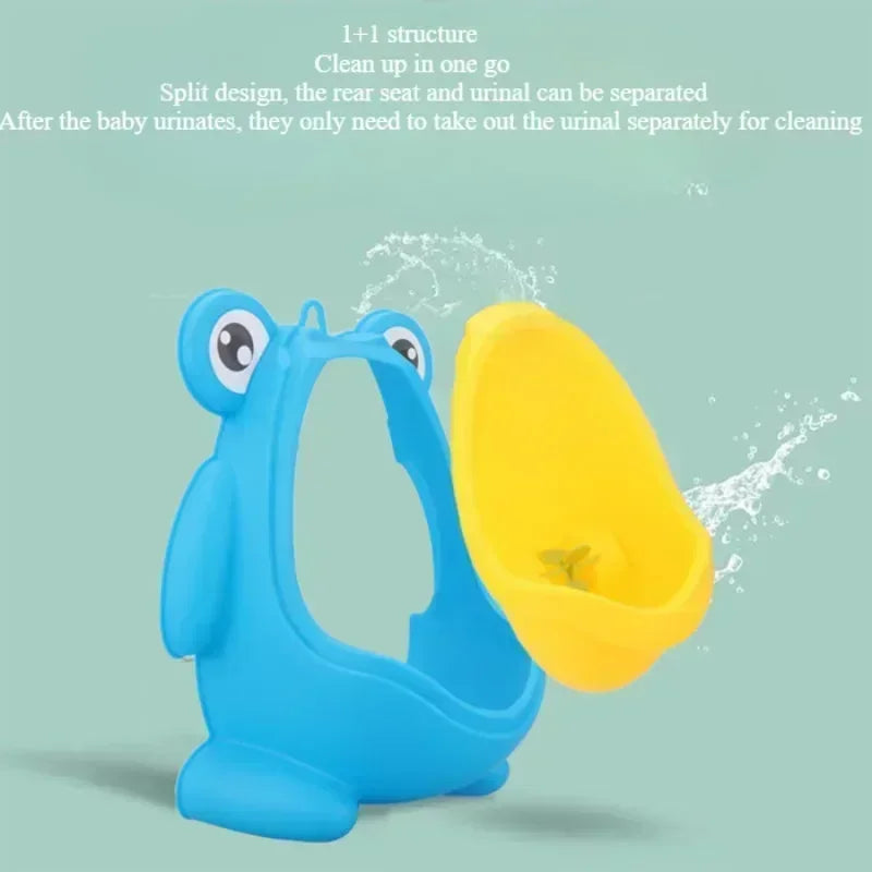 Orinal Portátil de Rana para Niños – Entrenador de Baño Divertido y Práctico