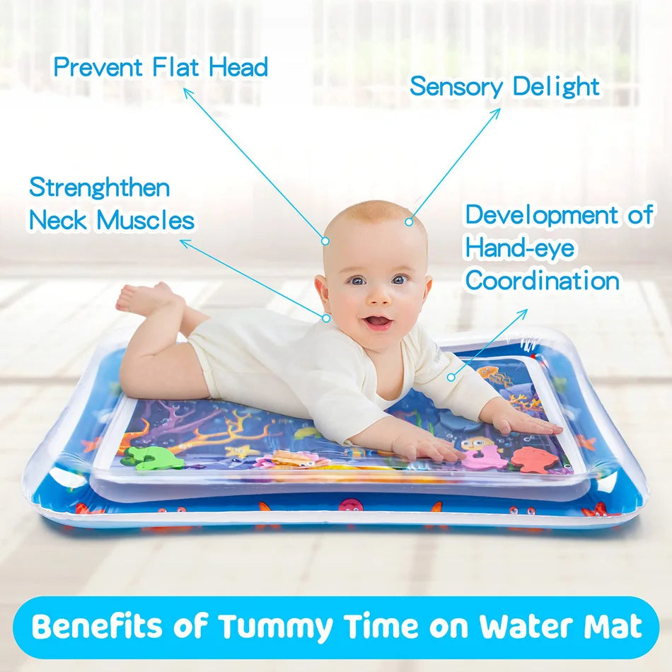 Almohadilla Inflable de Estimulación para Bebé – Tummy Time Acuática