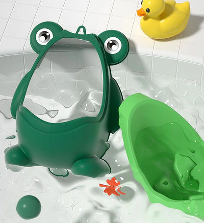 Orinal Portátil de Rana para Niños – Entrenador de Baño Divertido y Práctico