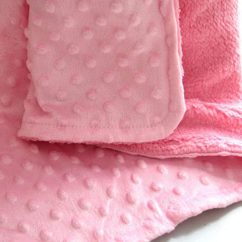 Manta Suave para Bebé - Primavera, Tacto Aterciopelado, Varios Colores