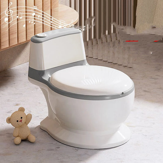Inodoro Infantil Realista con Sonido – Asiento de Entrenamiento para Niños