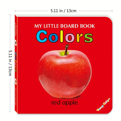 Set de Libros de Cartón para Bebés – Colores y Palabras