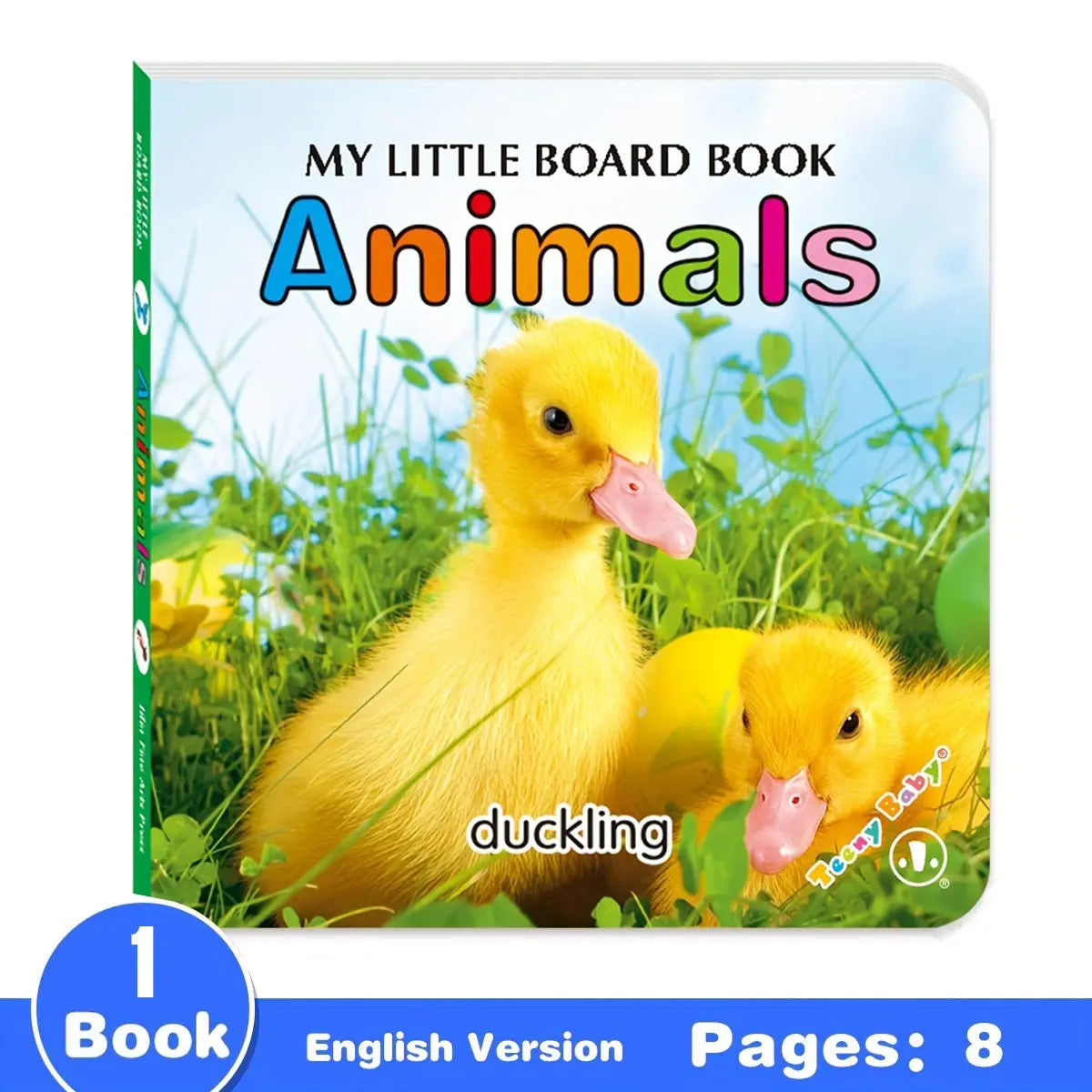 Set de Libros de Cartón para Bebés – Colores y Palabras