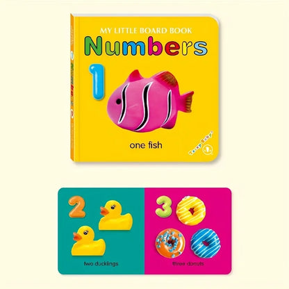 Set de Libros de Cartón para Bebés – Colores y Palabras