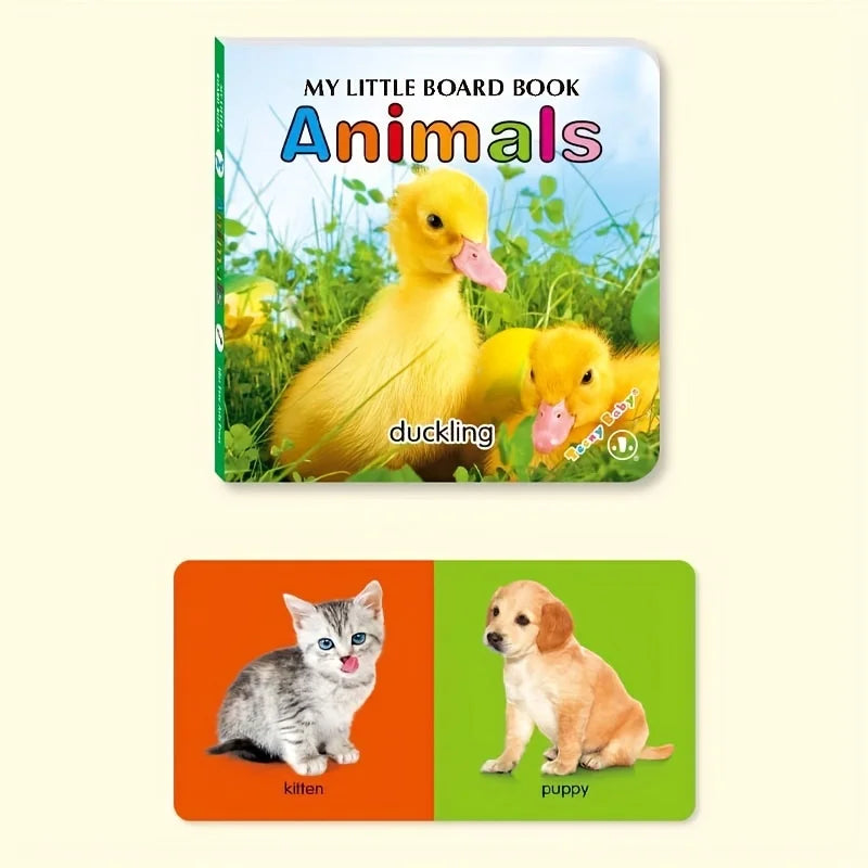 Set de Libros de Cartón para Bebés – Colores y Palabras
