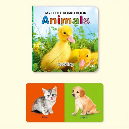 Set de Libros de Cartón para Bebés – Colores y Palabras
