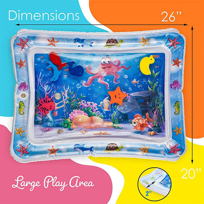 Almohadilla Inflable de Estimulación para Bebé – Tummy Time Acuática