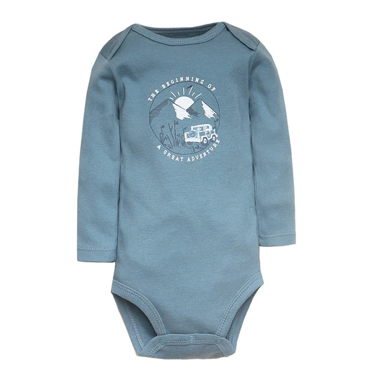 Set de 5 Bodys para Bebé Niño - 100% Algodón
