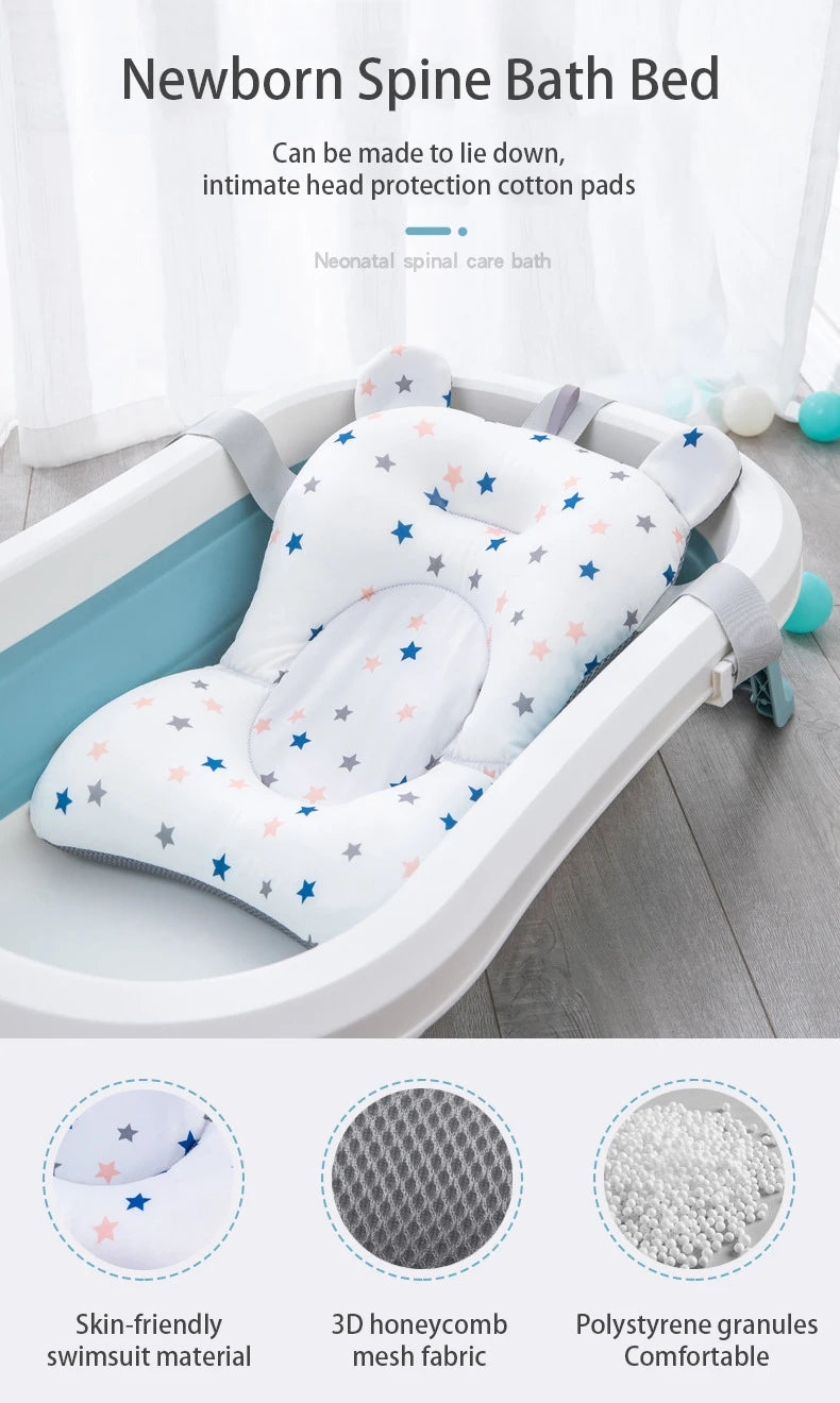 Almohada de Soporte para Baño de Bebé – Antideslizante