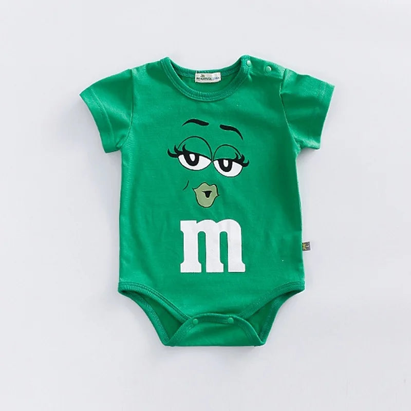 Body de Algodón Fino Estampado M&M (3-24M)