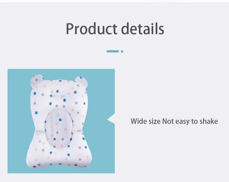 Almohada de Soporte para Baño de Bebé – Antideslizante