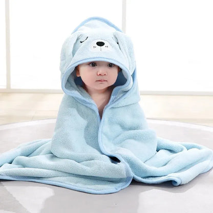 Bata de Baño Infantil con Capucha Animal – Súper Suave y Absorbente