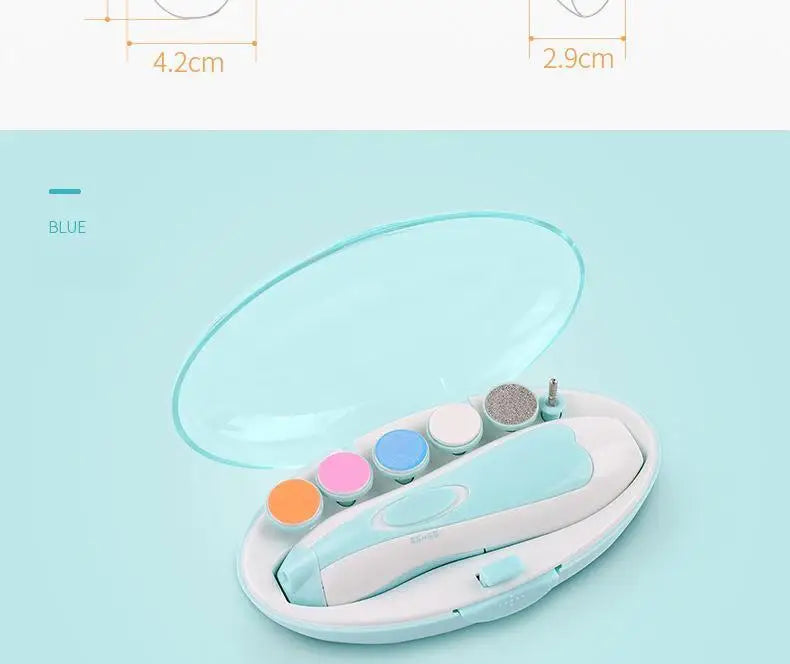 Lima Eléctrica de Uñas para Bebé (6 en 1)