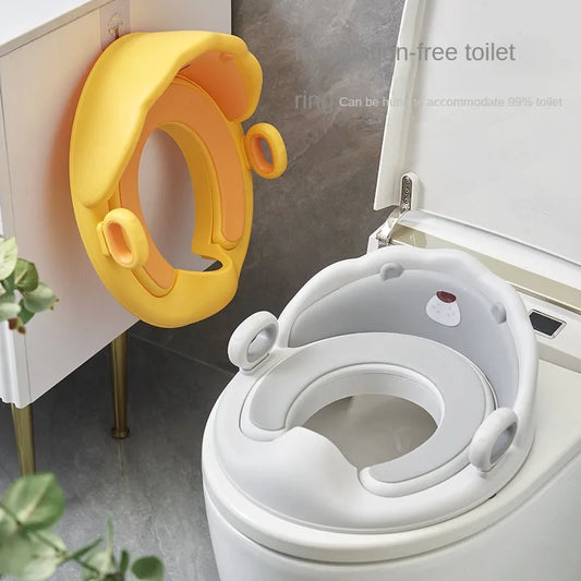 Asiento Reductor de Baño con Agarraderas – Comodidad y Seguridad para Niños