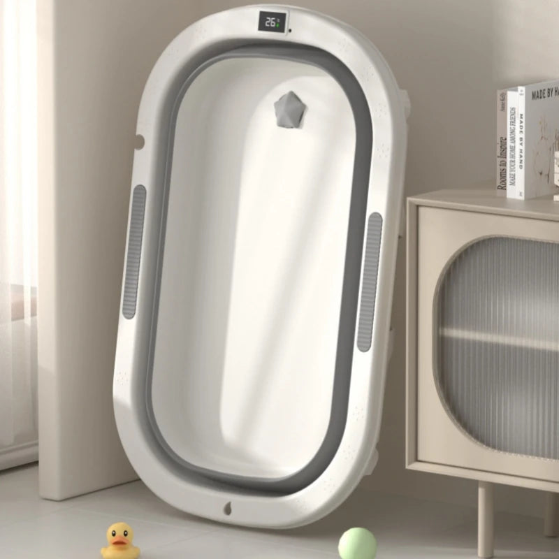 Tina de Baño Plegable para Bebé – Con Soporte Ergonómico