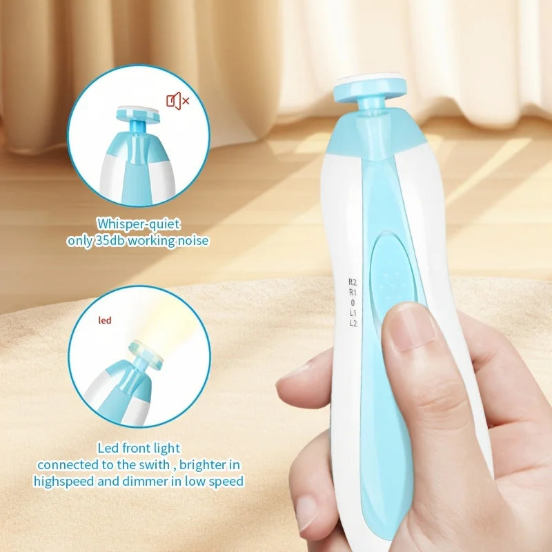 Lima Eléctrica de Uñas para Bebé (6 en 1)