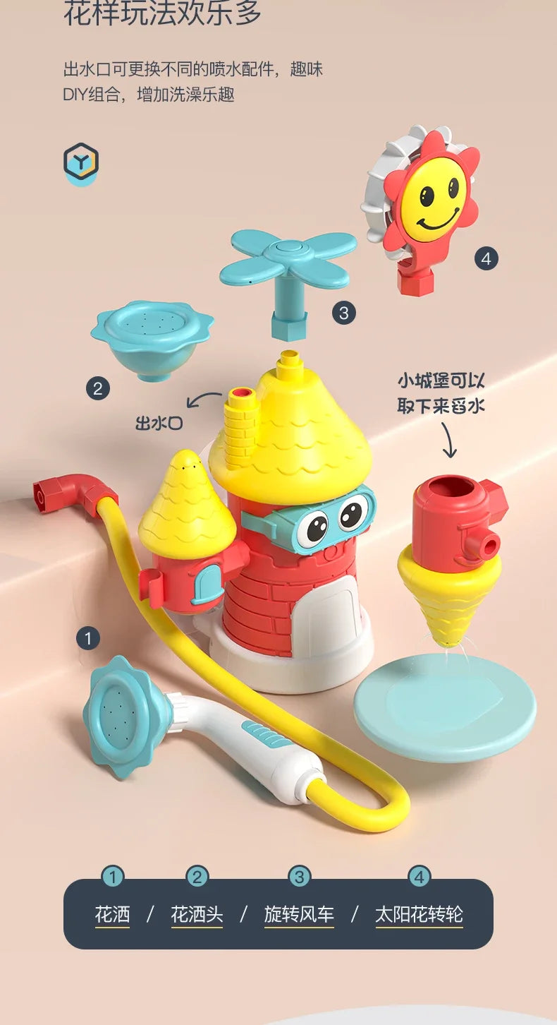 Juguetes de Baño Musicales y de Agua para Niños