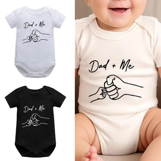 Body Algodón Bebé "Dad + Me" – Diseño Tierno, Suave y Cómodo