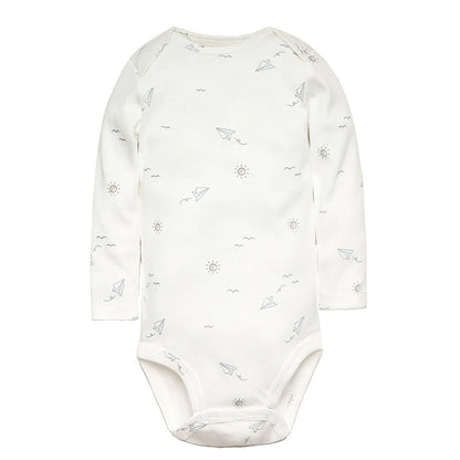 Set de 5 Bodys para Bebé Niño - 100% Algodón