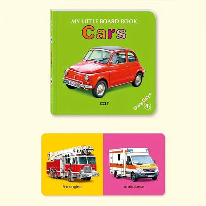 Set de Libros de Cartón para Bebés – Colores y Palabras