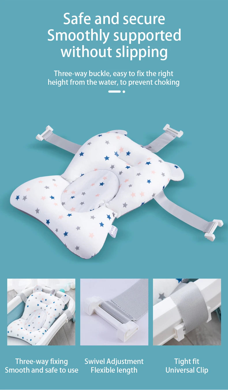 Almohada de Soporte para Baño de Bebé – Antideslizante