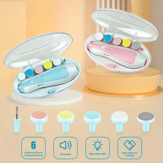 Lima Eléctrica de Uñas para Bebé (6 en 1)