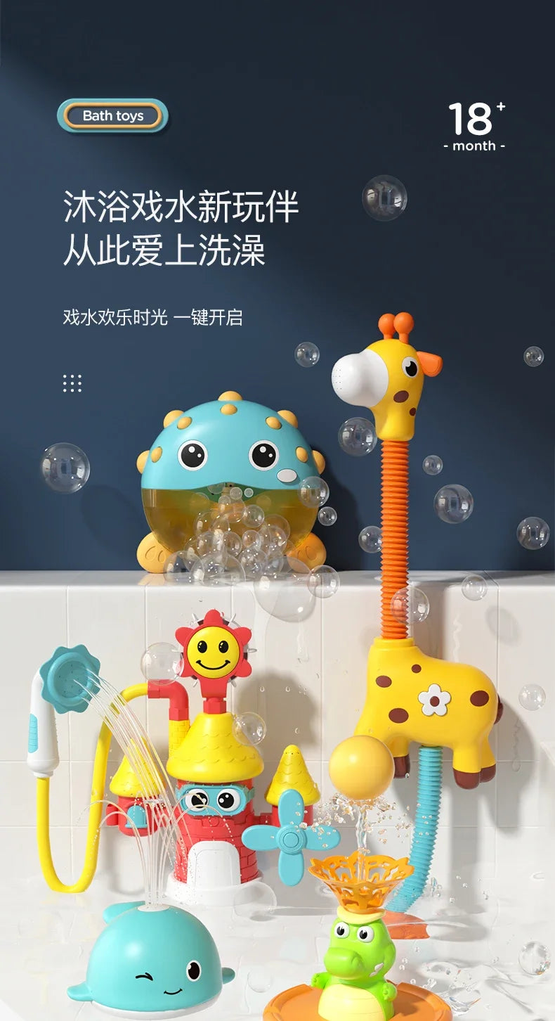 Juguetes de Baño Musicales y de Agua para Niños
